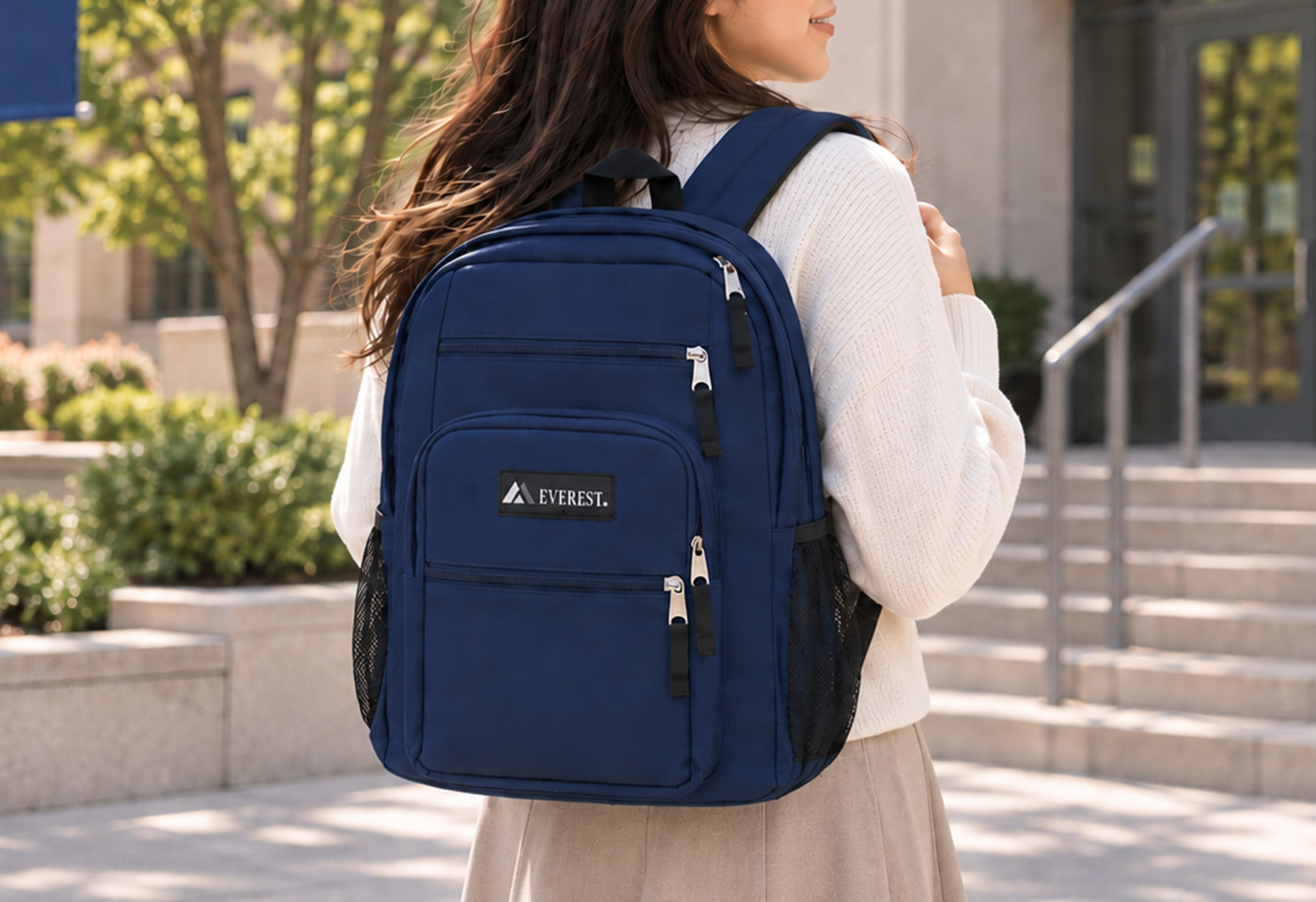 Backpack on the trail