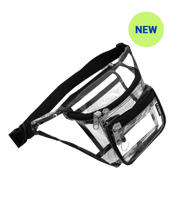 EVEREST HEAVY DUTY CLEAR WAIST PACK MEDIUM